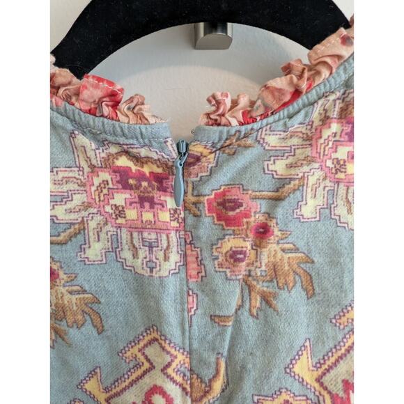 Sundance Catalog Outback Blooms Dress Petite Small may fit boho nature print - Picture 6 of 10